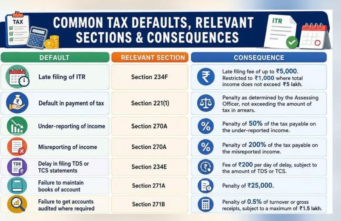 ITR में गड़बड़ी पड़ी भारी! कम आय दिखाने से लेकर रिटर्न लेट भरने तक, जानिए कितना लगेगा जुर्माना