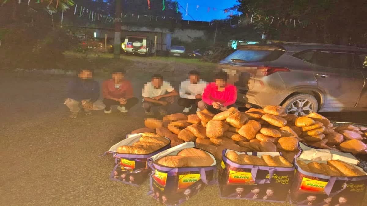 खूंटी में पुलिस-NCB की बड़ी कार्रवाई, 200 किलो गांजा बरामद