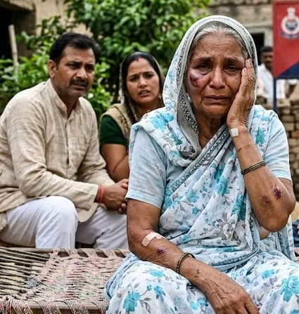 वृद्ध महिला से मारपीट, परिवार को जान से मारने की धमकी, छह पर FIR