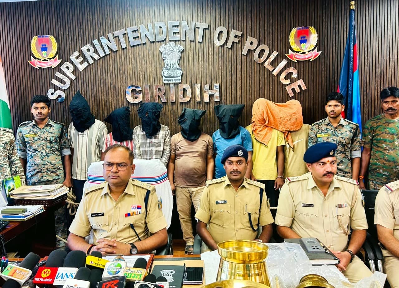 गिरिडीह पुलिस को चोरी के मामलों में मिली बड़ी सफलता