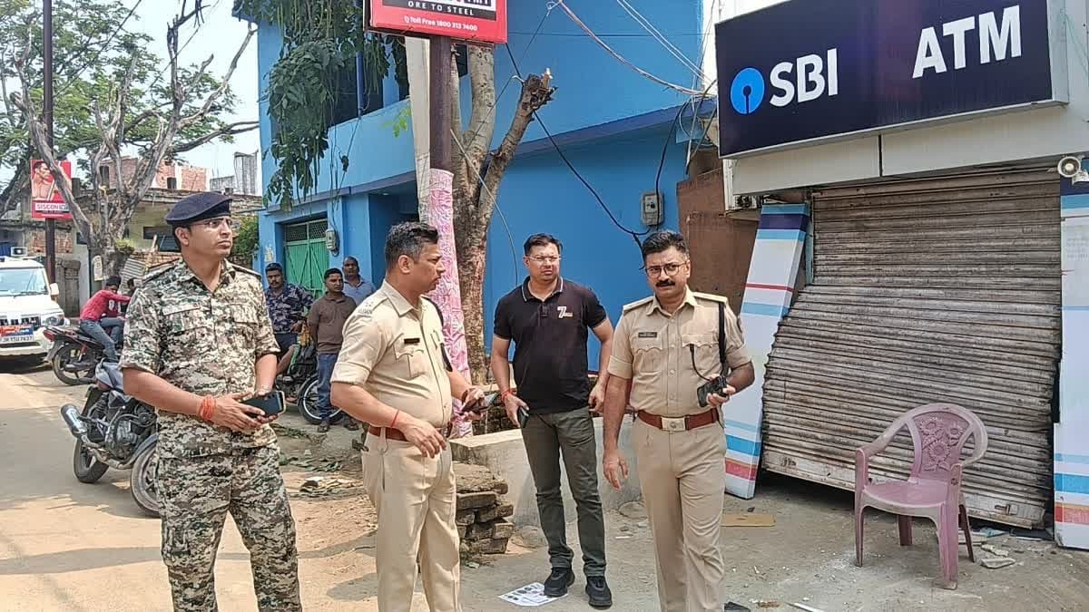 देवघर में एटीएम चोरी की घटना की पुलिस जांच तेज हुई