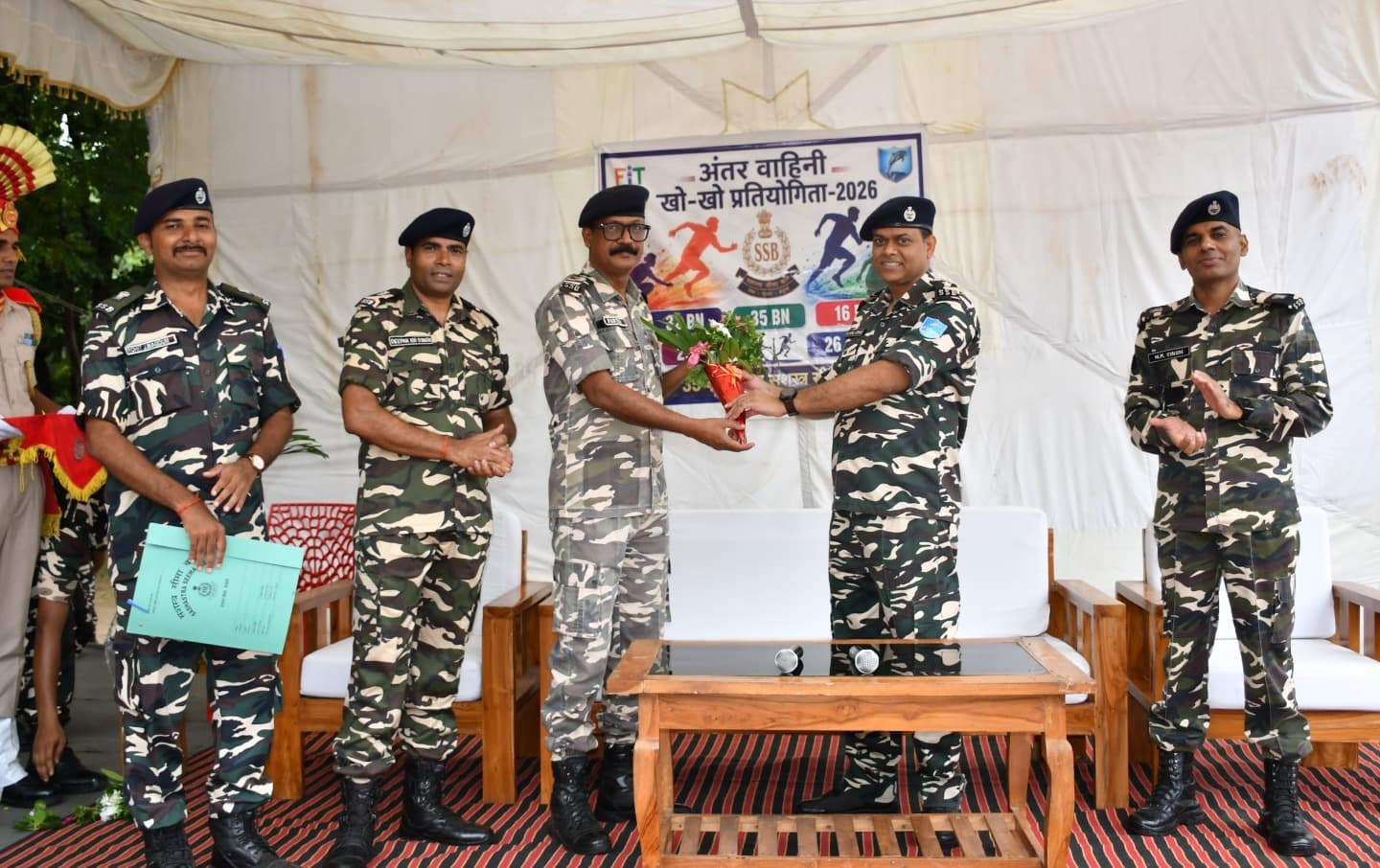 35वीं बटालियन एसएसबी चतरा में अंतर बटालियन खो-खो प्रतियोगिता का हुआ शुभारभ