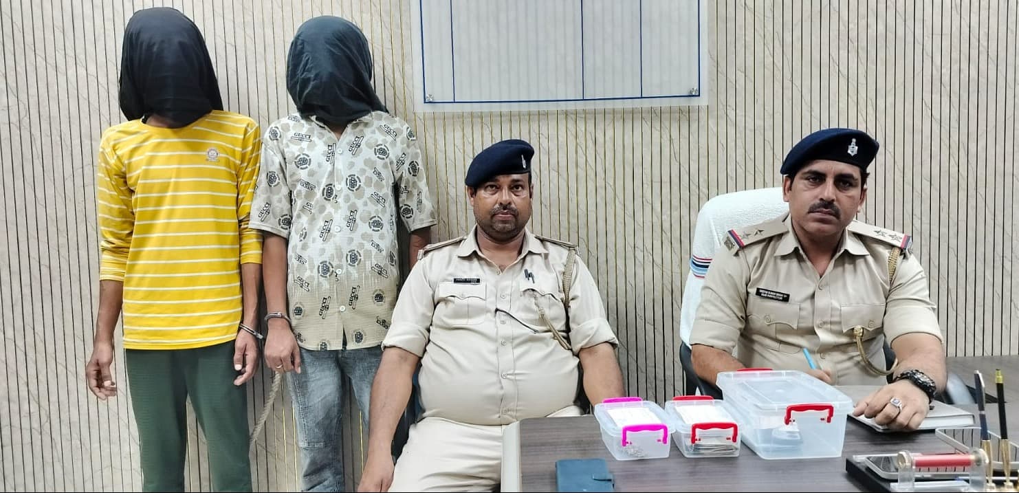 महगाईखुर्द में चोरी का पुलिस ने किया उद्भेदन, दो आरोपी गिरफ्तार