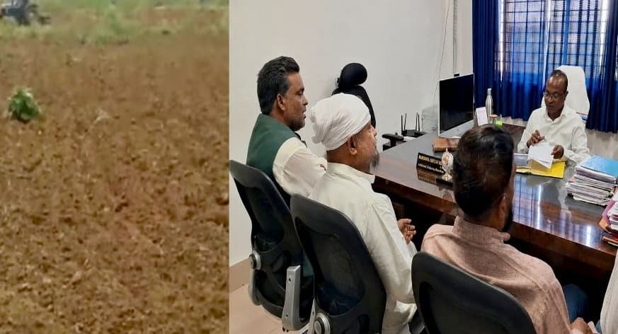 ट्रैक्टर के पहियों तले रौंदी गई विरासत, छड़वा मोहर्रम मेला टांड़ पर भू-माफियाओं की नजर ट्रैक्टर से कर दी जुताई 