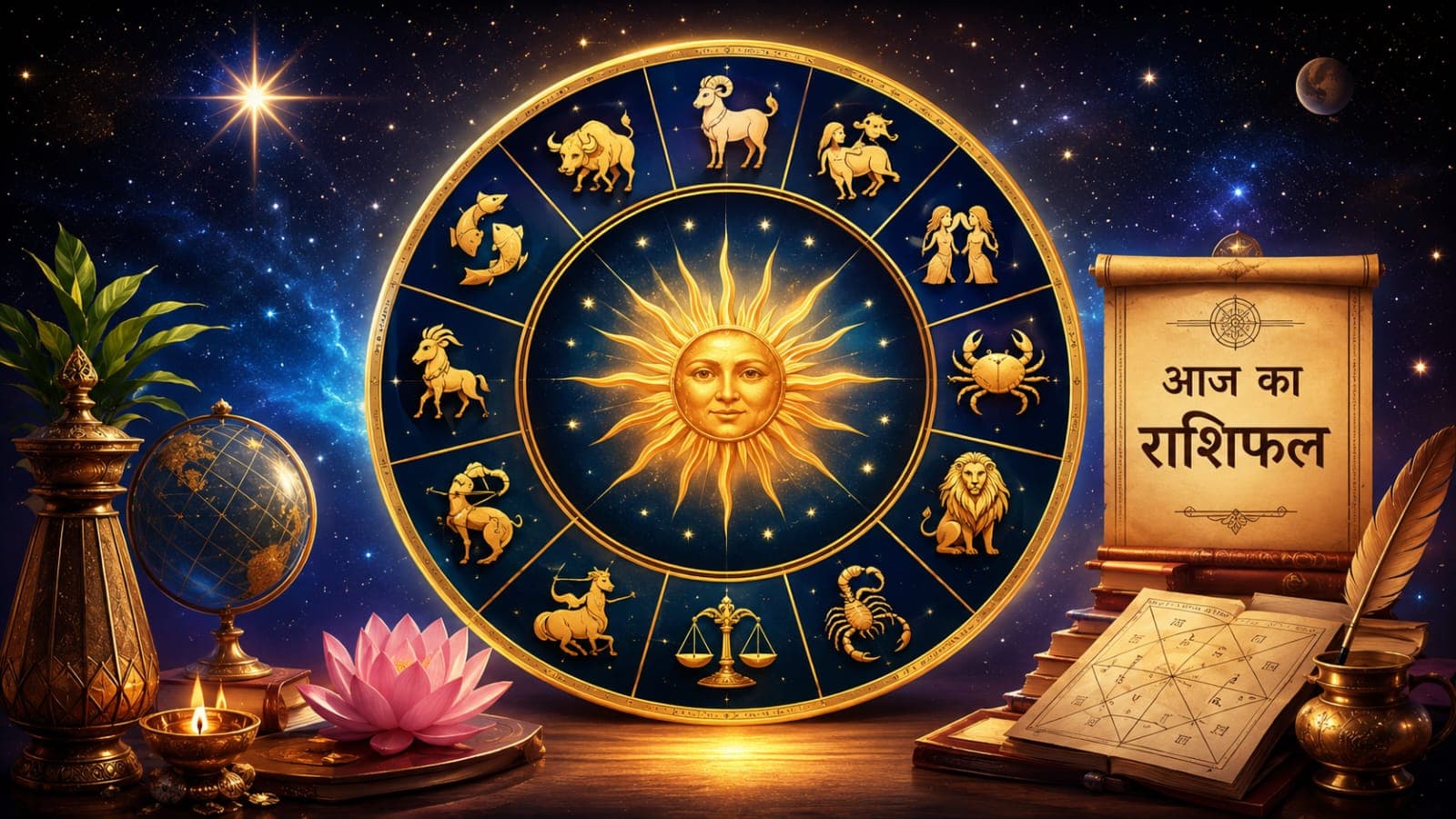 आज का राशिफल: ग्रहों की चाल से कई राशियों को मिलेगा लाभ, जानें कैसा रहेगा आपका दिन