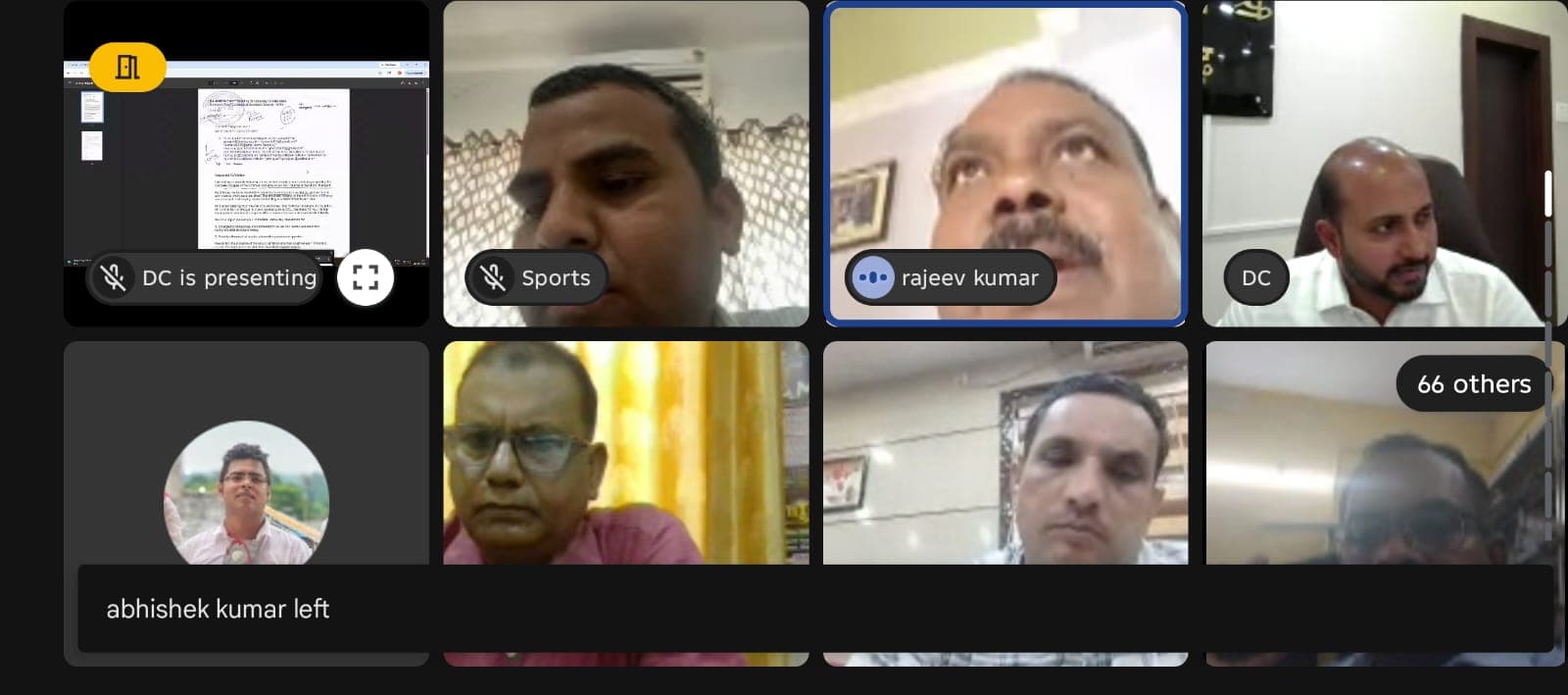 जन शिकायतों के त्वरित निष्पादन को लेकर उपायुक्त ने वीडियो कॉन्फ्रेंसिंग से की समीक्षा बैठक