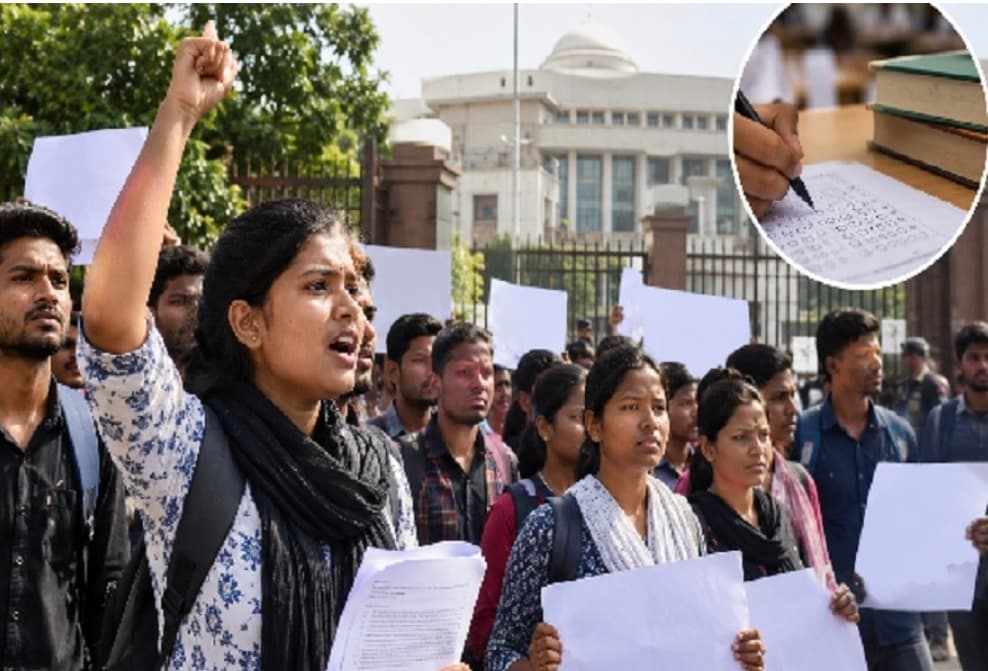 संताली अभ्यर्थियों ने जेएसएससी फील्ड वर्कर परीक्षा रद्द करने की मांग उठाई