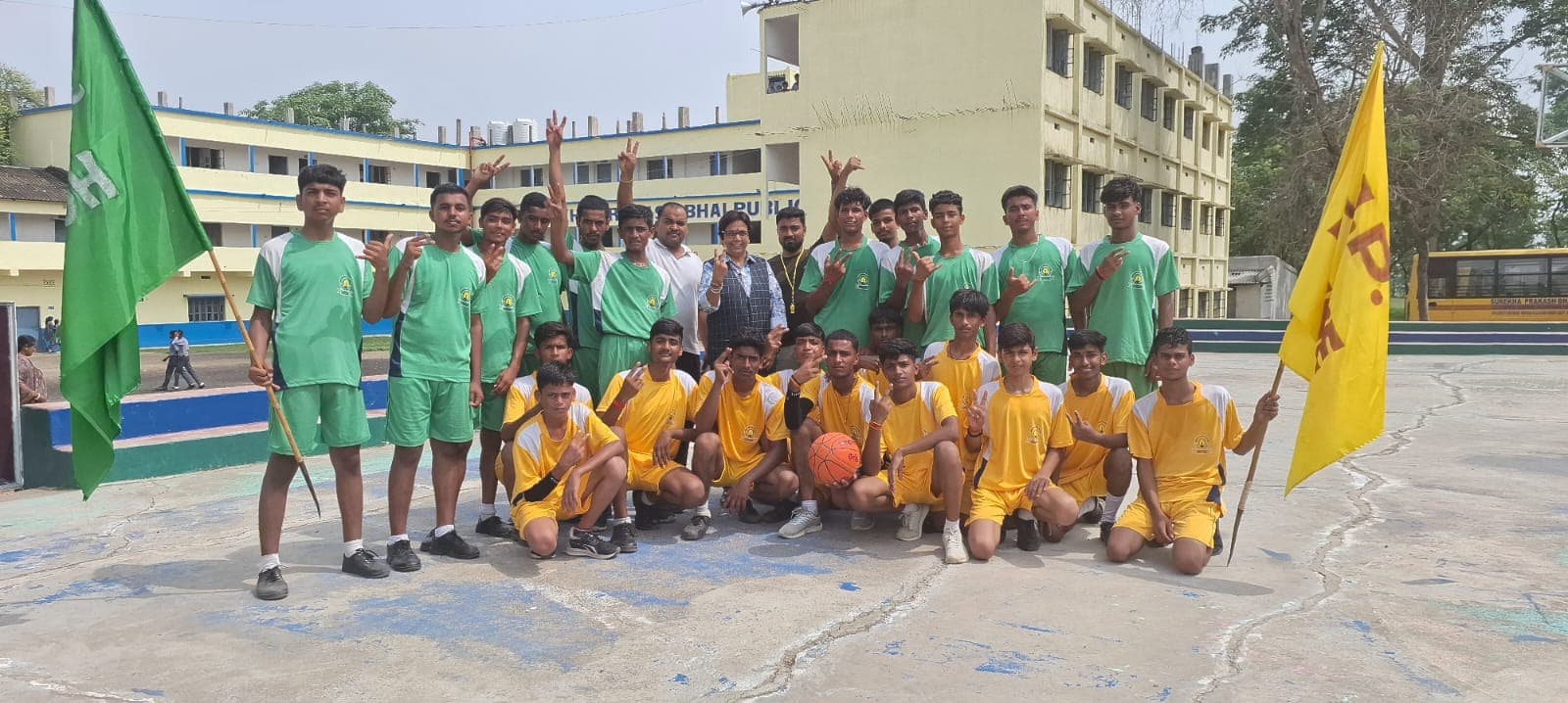 सुरेखा प्रकाश भाई पब्लिक स्कूल में सुभाष हाउस बना बास्केटबॉल चैंपियन