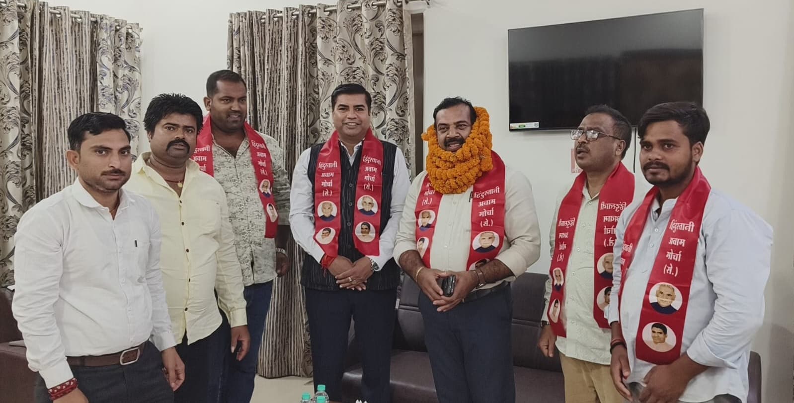 हजारीबाग में हम (सेक्युलर) के प्रदेश अध्यक्ष का भव्य स्वागत, राजकुमार बने जिलाध्यक्ष
