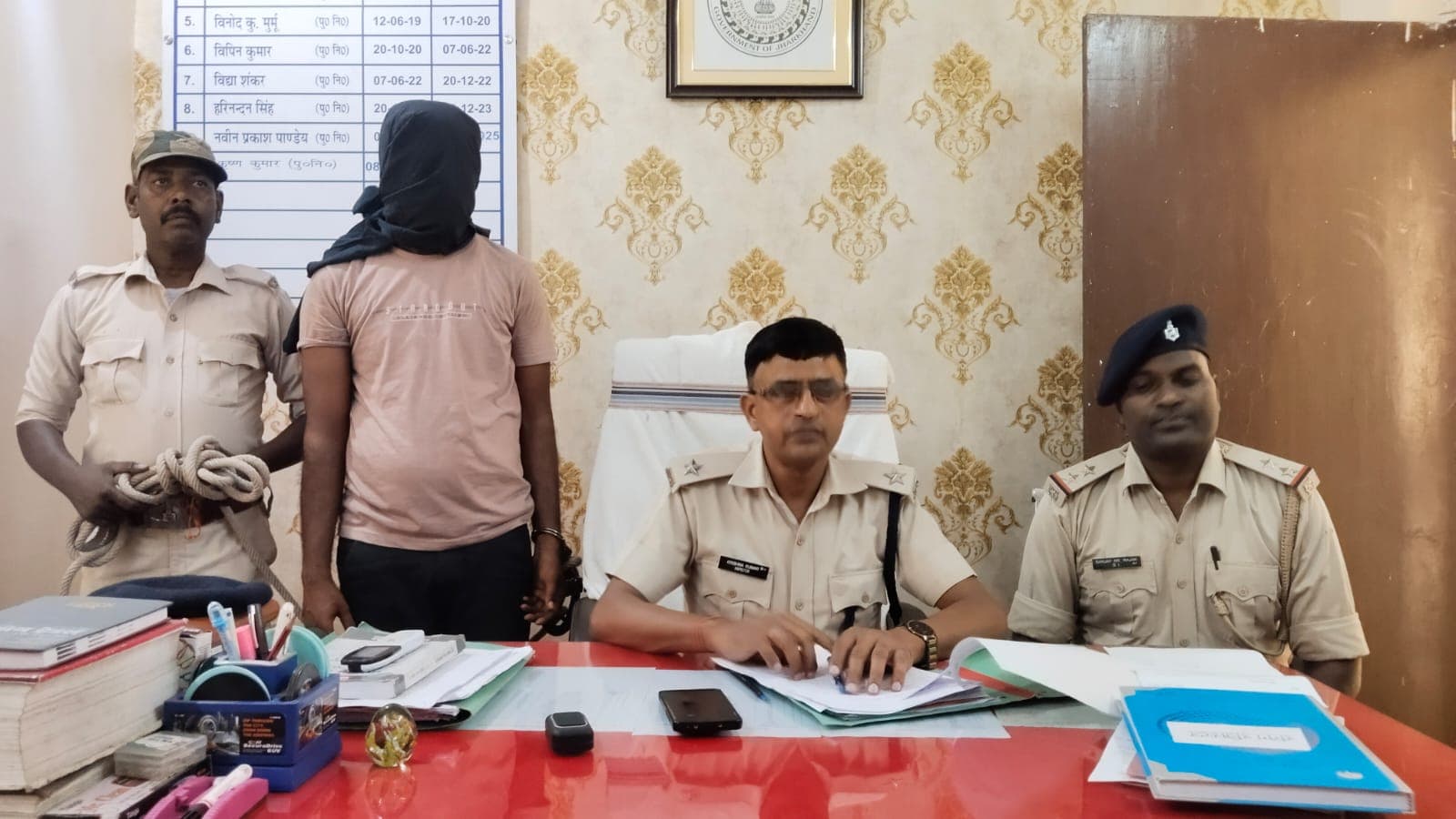 बोरोविंग गांव से एक अपराधी  गिरफ्तार, जेल 