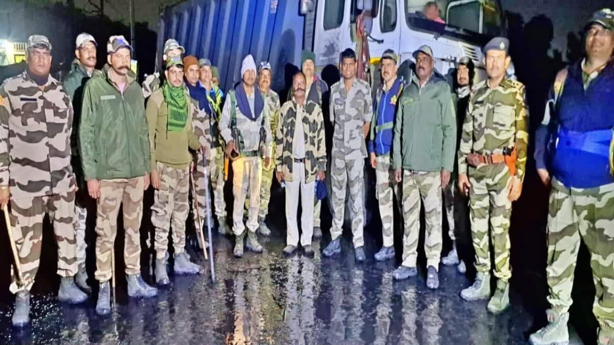 मगध कोलफील्ड में सीआईएसएफ ने 35 टन अवैध कोयला पकड़ा