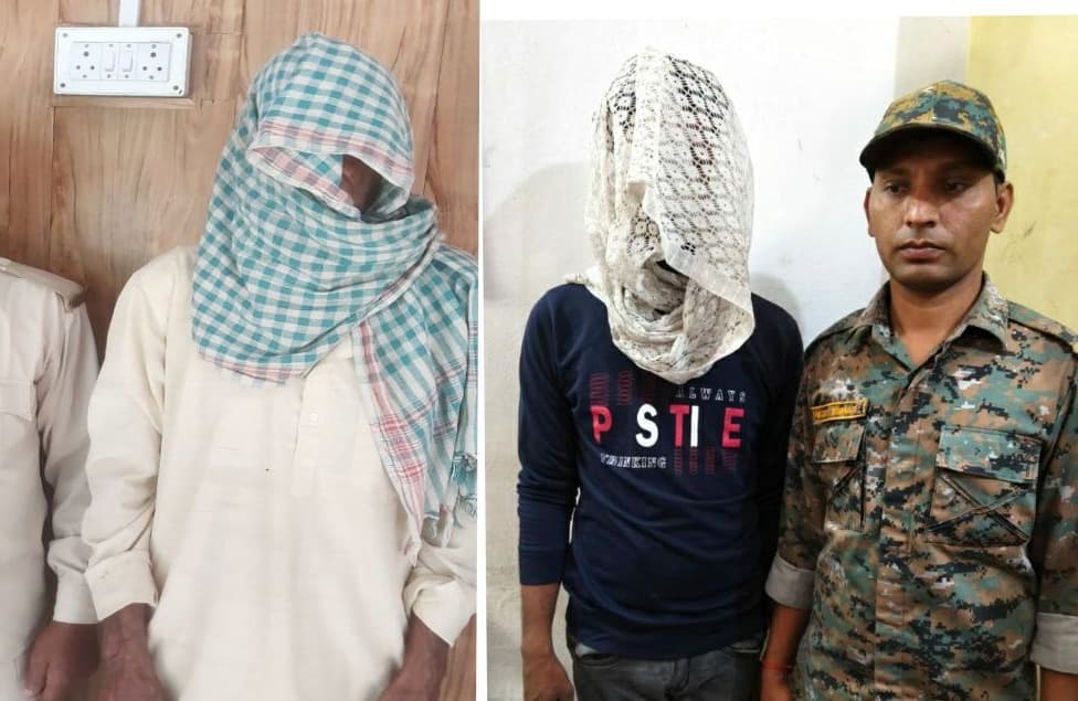 दारू थाना पुलिस की बड़ी कार्रवाई: एनडीपीएस और हत्या कांड के दो आरोपी गिरफ्तार