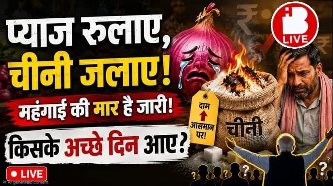 चीनी के बाद अब रुला रहा प्याज, कीमत में भारी उछाल