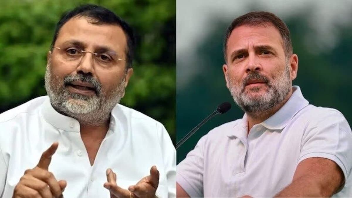 मनुस्मृति पढ़ना आपसे न हो पाएगा’, राहुल गांधी के बयान पर निशिकांत दुबे का पलटवार
