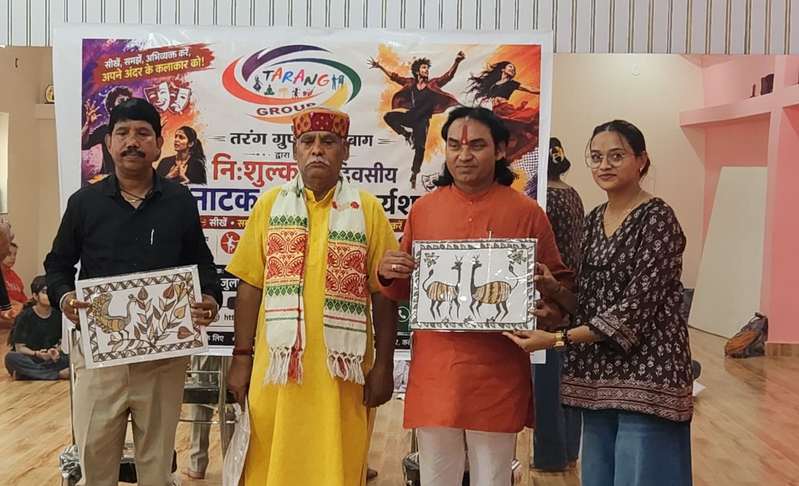 हजारीबाग में तरंग ग्रुप की पांच दिवसीय निःशुल्क नृत्य एवं नाट्य कार्यशाला शुरू