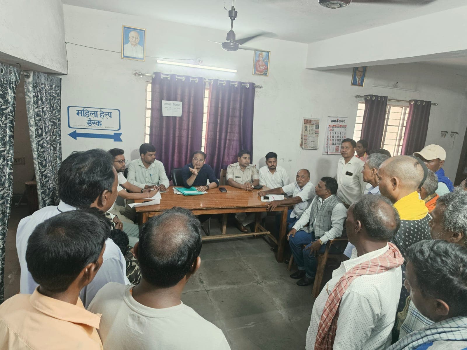 कटकमसांडी थाना का निरीक्षण, लंबित मामलों के निष्पादन और फरार अभियुक्तों की गिरफ्तारी पर जोर