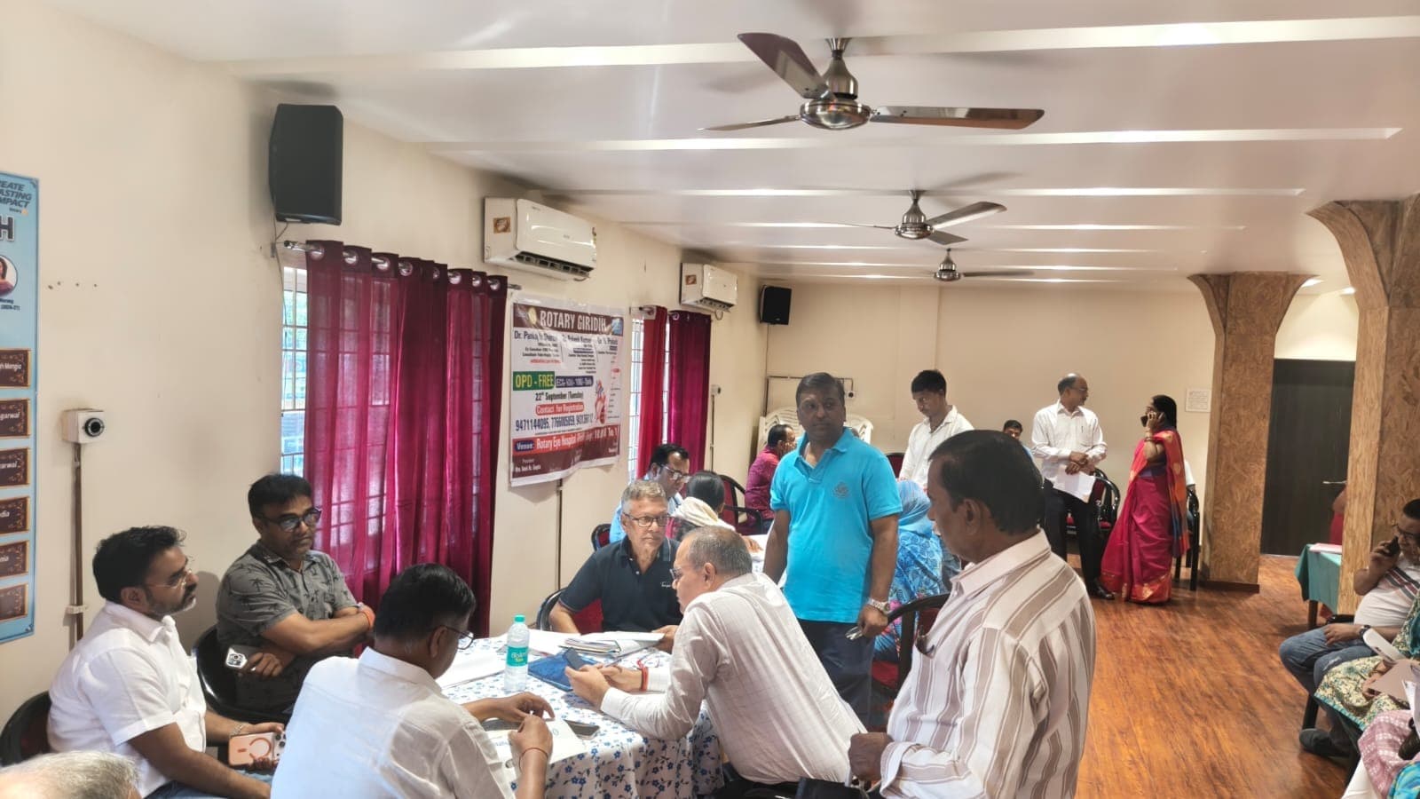 रोटरी गिरिडीह ने किया स्वास्थ्य शिविर का आयोजन