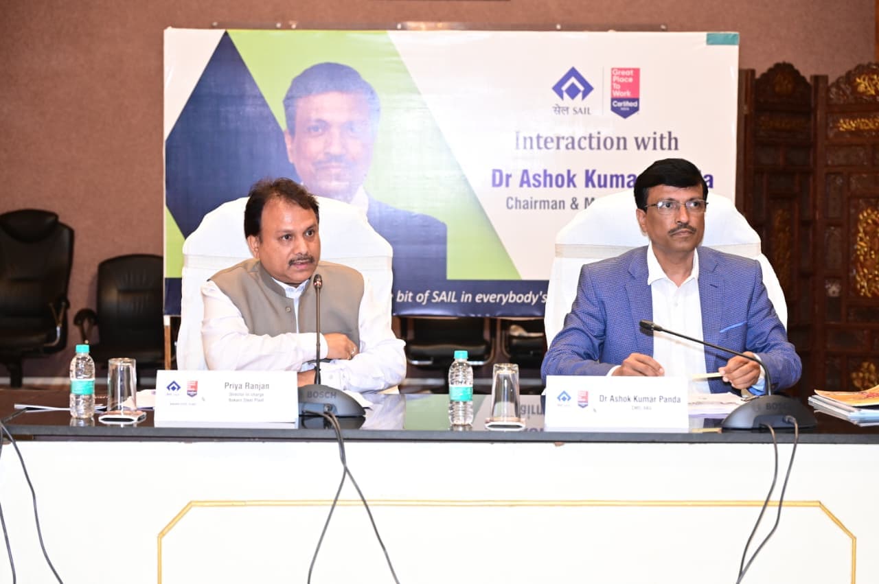 बीएसएल में मूल्य संवर्धित उत्पादों के विस्तार पर जोर, सेल सीएमडी डॉ. एके पंडा ने की व्यापक समीक्षा