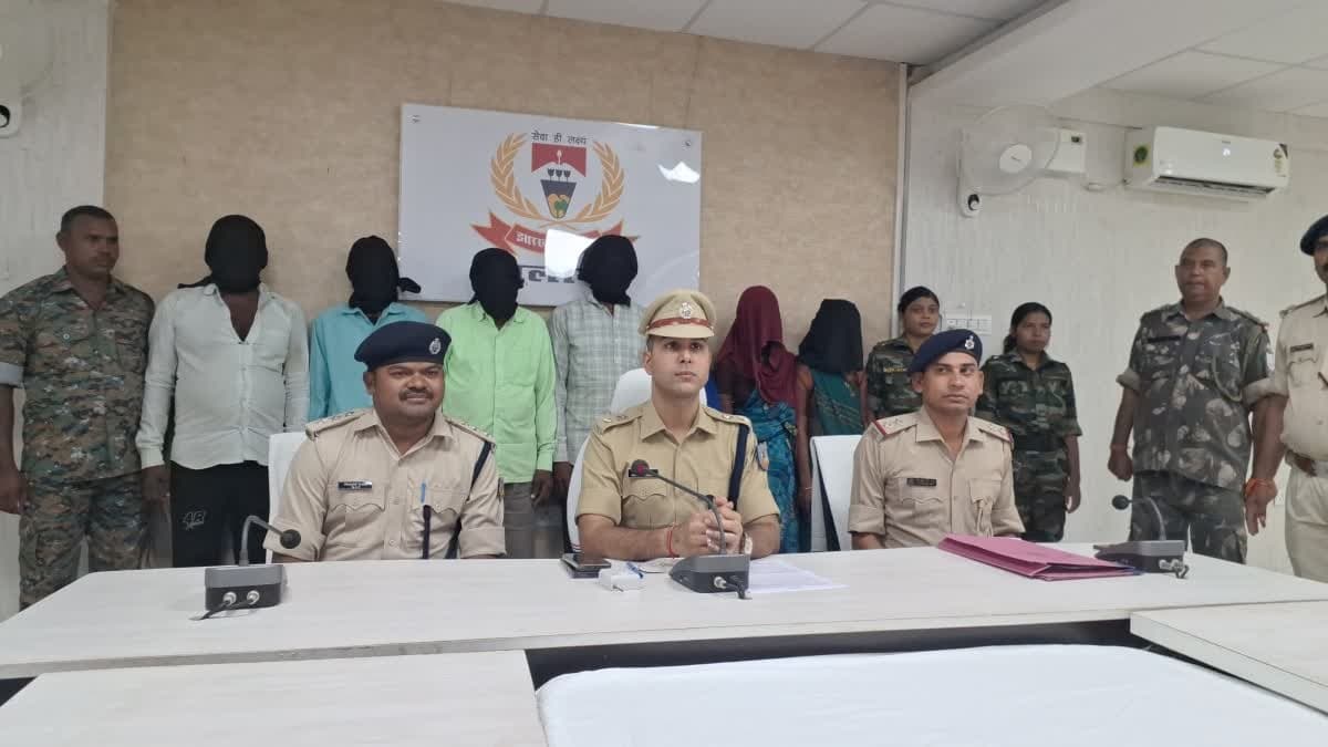 पलामू में पत्नी ने पति की हत्या की रची साजिश, सात गिरफ्तार