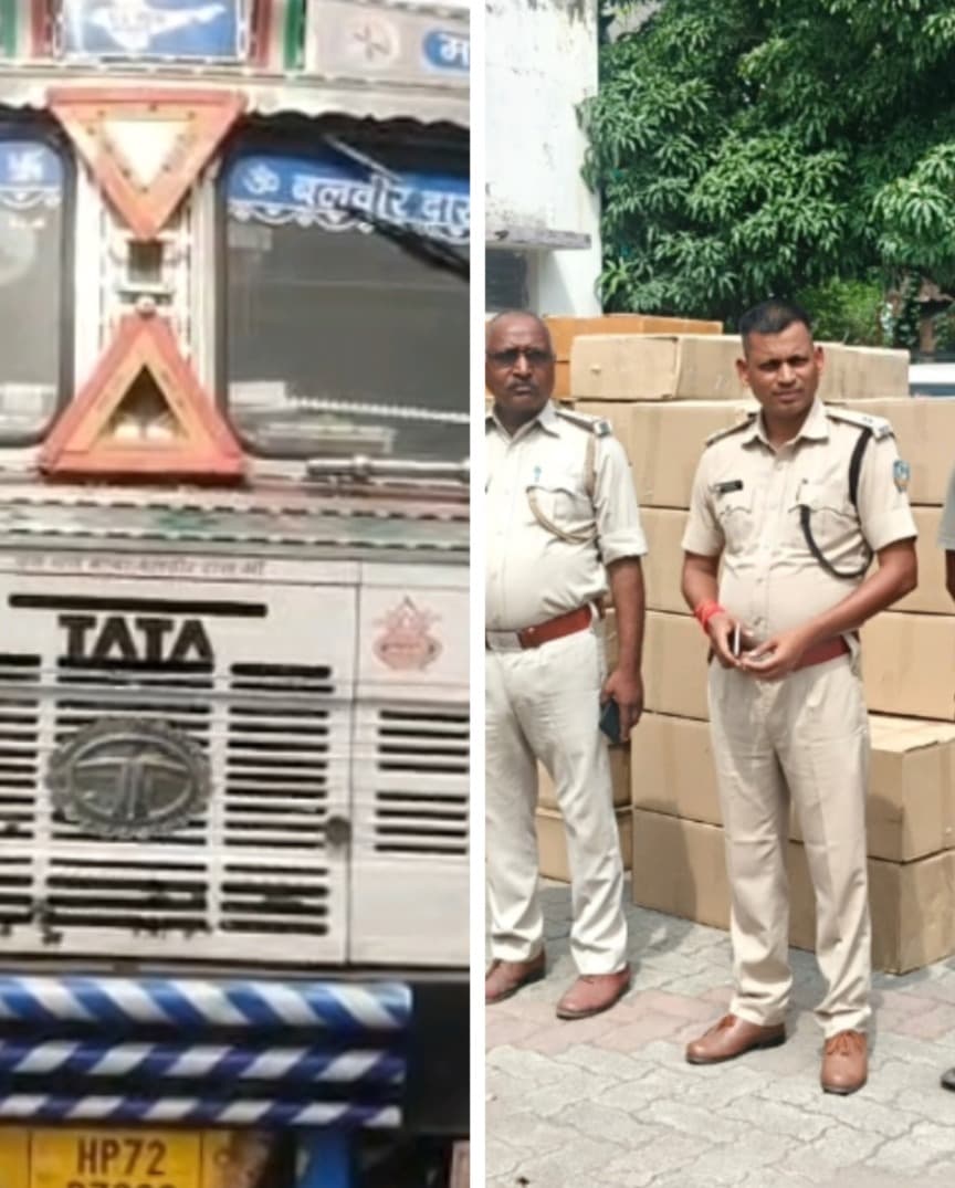 बरही पुलिस की बड़ी कार्रवाई: बरही में 1190 पेटी अवैध शराब जब्त, 3 तस्कर गिरफ्तार  