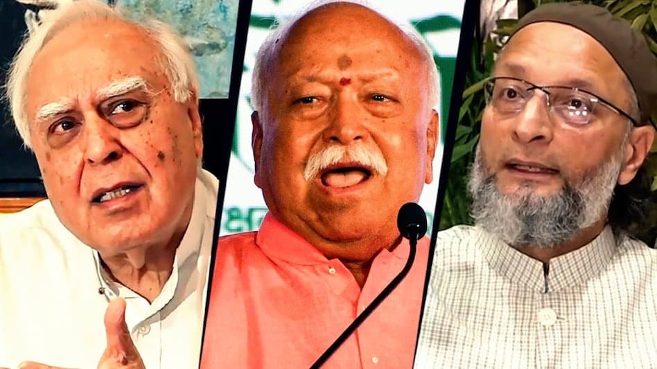 मोहन भागवत के ‘अमेरिका में विविधता’ वाले बयान पर सियासी घमासान, सिब्बल और ओवैसी ने साधा निशाना