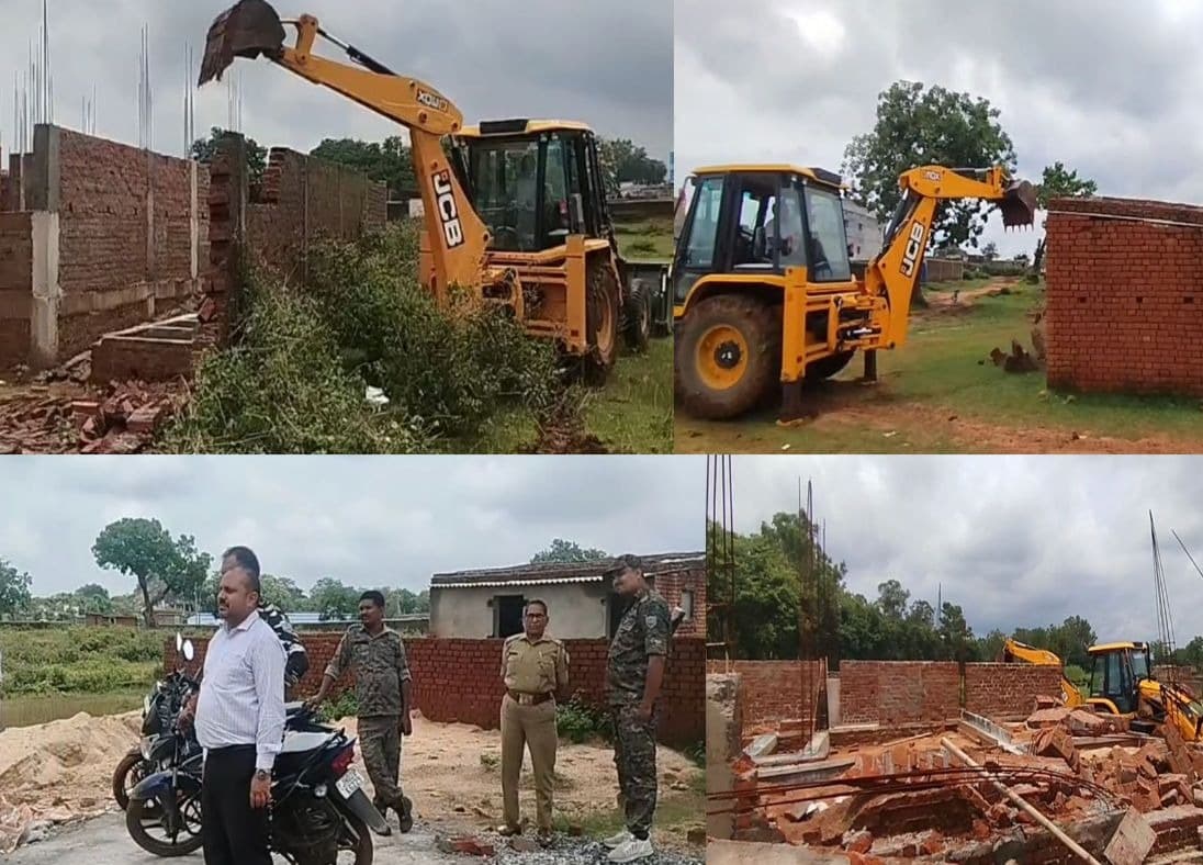 जंगल की 85 एकड़ सरकारी भूमि पर चला बुलडोजर, भू-माफियाओं पर प्रशासन का बड़ा प्रहार