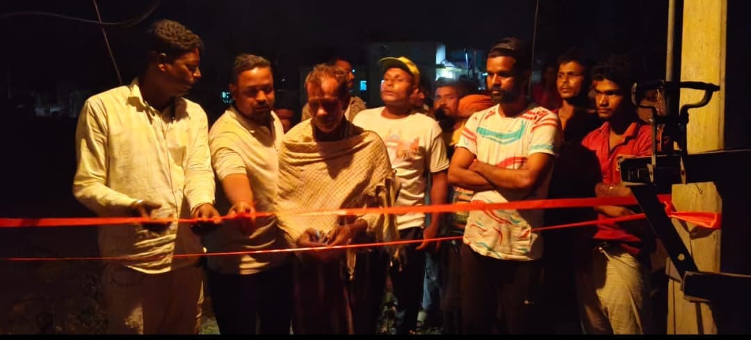 बेंदगी हरिजन मोहल्ला में 63 केवी ट्रांसफार्मर का उद्घाटन