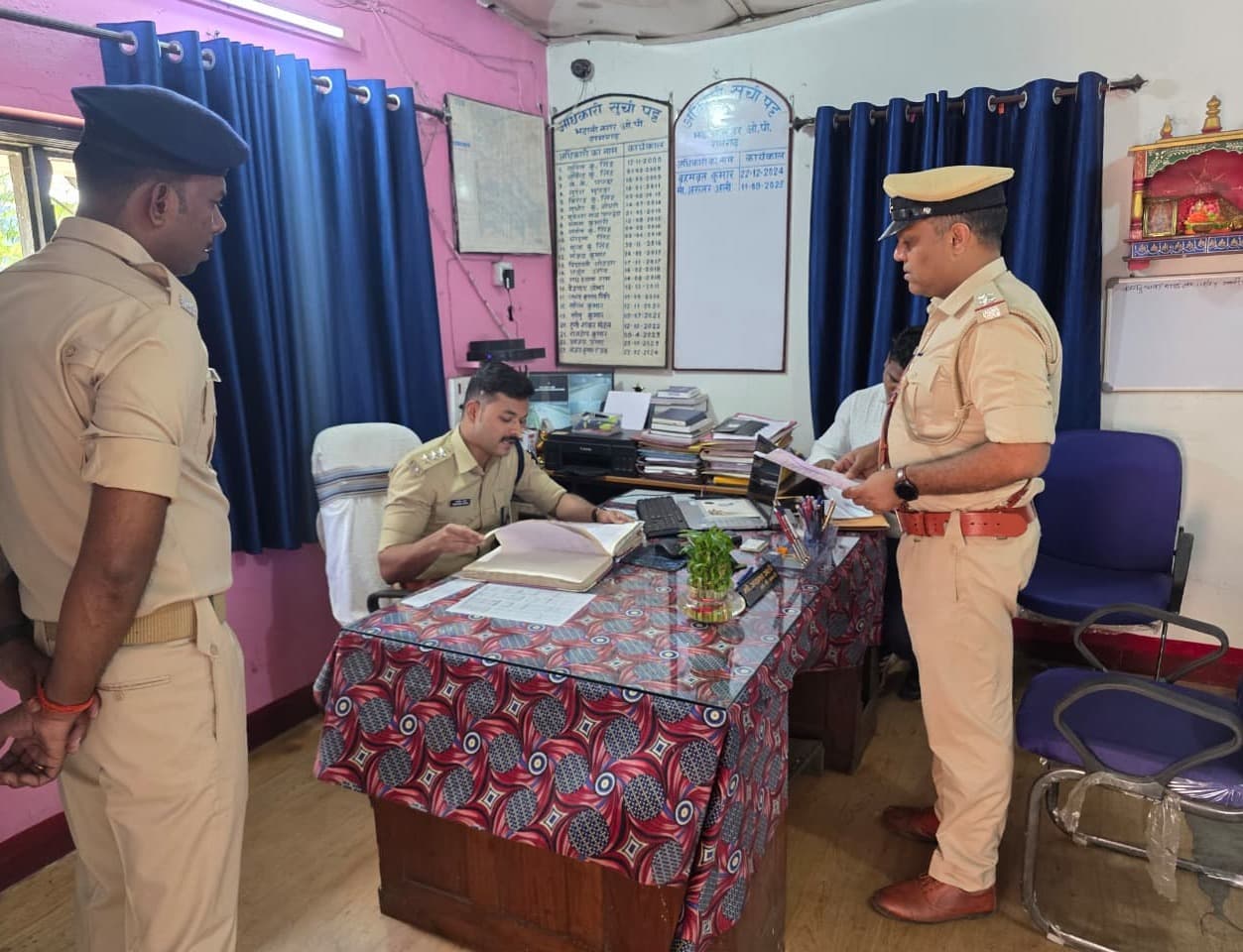 भदानीनगर ओपी का वार्षिक निरीक्षण, लंबित मामलों के त्वरित निष्पादन का निर्देश