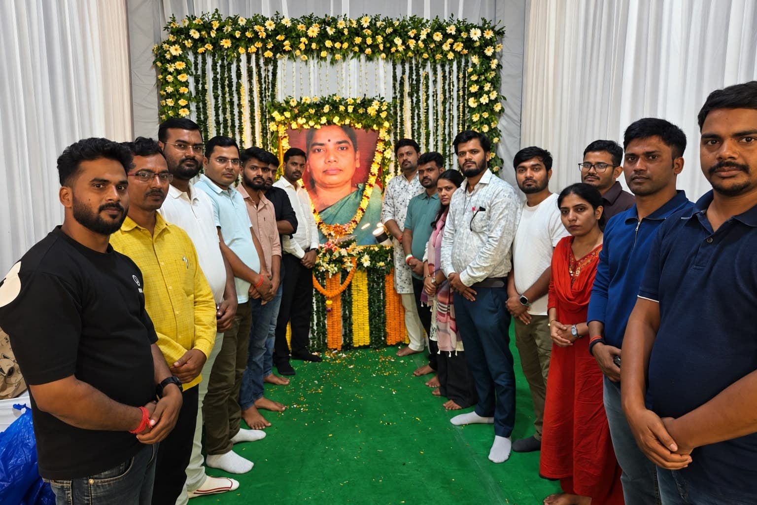नेमरा पहुंच जेपीएससी-जेएसएससी रिफॉर्म मंच ने रूपी सोरेन को दी श्रद्धांजलि