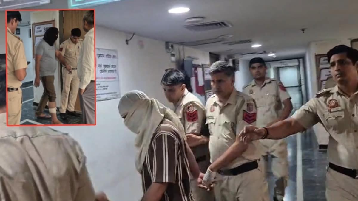 कालकाजी गैंगरेप आरोपी आसिफ को कोर्ट में किया गया पेश