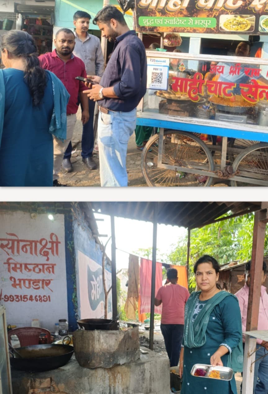 हजारीबाग में खाद्य सुरक्षा टीम की कार्रवाई, तीन मिठाई दुकानों में मिला प्रतिबंधित रंग