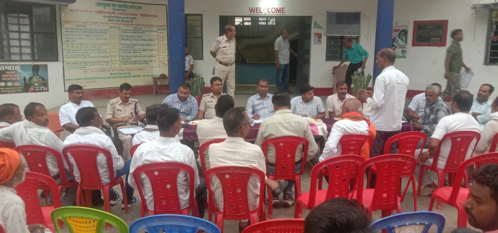 जयनगर मुहर्रम को लेकर शांति समिति कि बैठक संपन्न।
