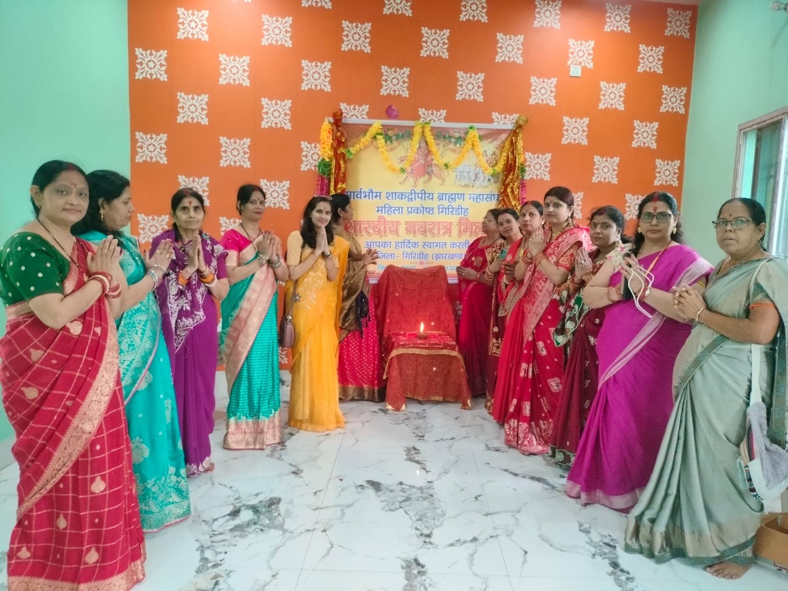 शारदीय नवरात्र मिलन समारोह में भक्ति और संस्कृति का दिखा संगम