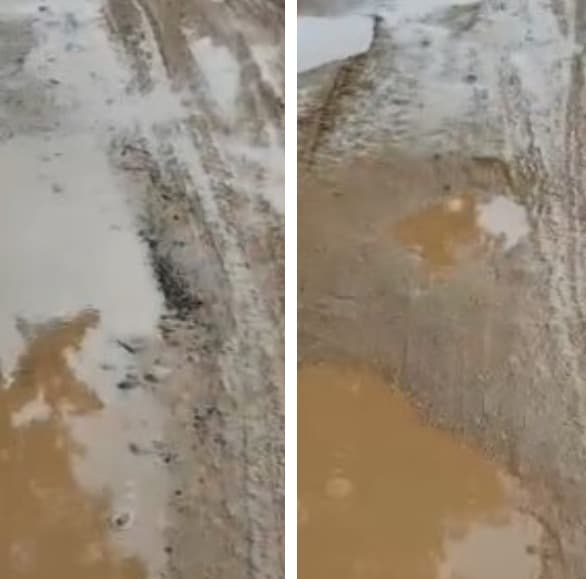 गुड़ियों मोड़ से बैरिसाल तक का सड़क 8 साल से जर्जर, लोगों को परेशानी