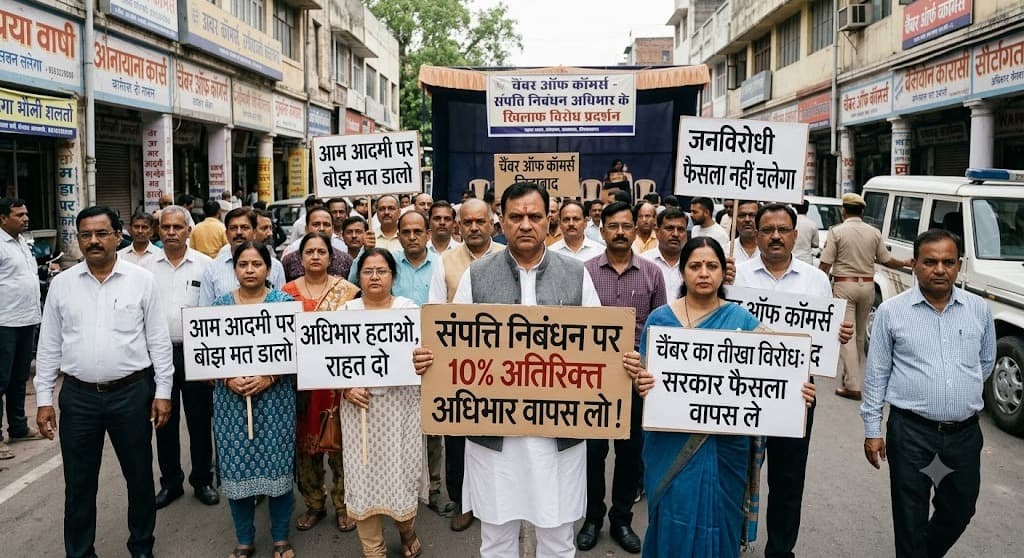 संपत्ति निबंधन पर 10% अतिरिक्त अधिभार का चैंबर ने किया तीखा विरोध, सरकार से फैसला तत्काल वापस लेने की मांग