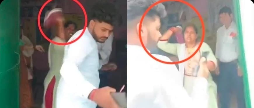 TC को लेकर स्कूल में बवाल, महिला प्रिंसिपल ने अभिभावक को जूतों से पीटा