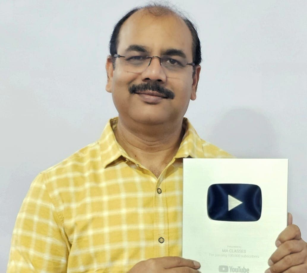 मांडू के शिक्षक सुनील को यूट्यूब से मिला सिल्वर प्ले बटन 