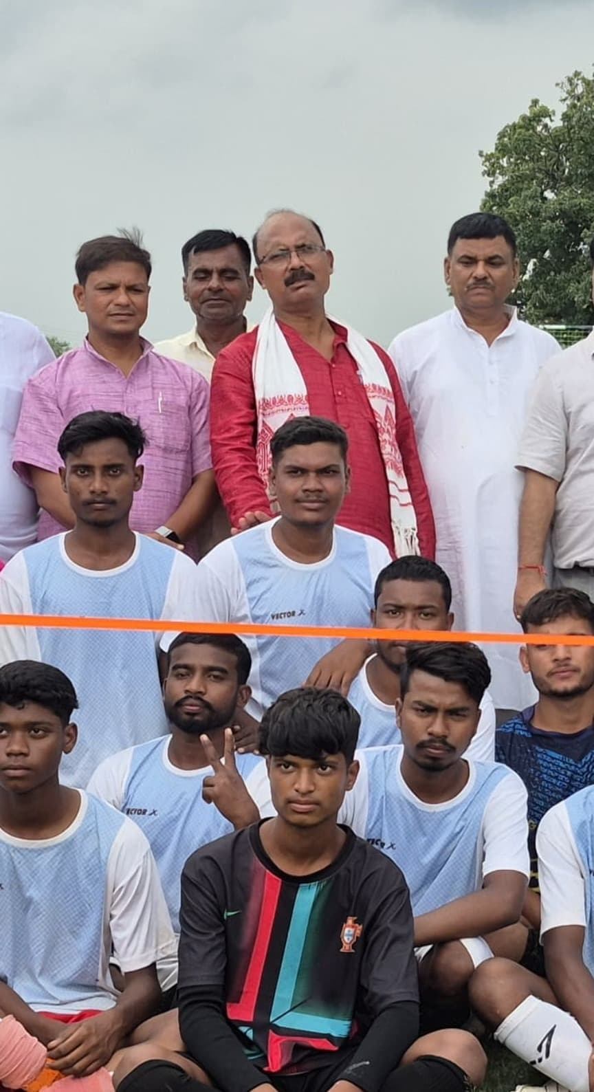 खेरौन में नॉकआउट फुटबॉल टूर्नामेंट का भव्य उद्घाटन 