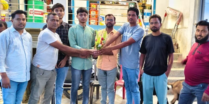 नीट उत्तीर्ण छात्र सुफियान मुदस्सिर का सम्मान, युवाओं के लिए बने प्रेरणास्रोत