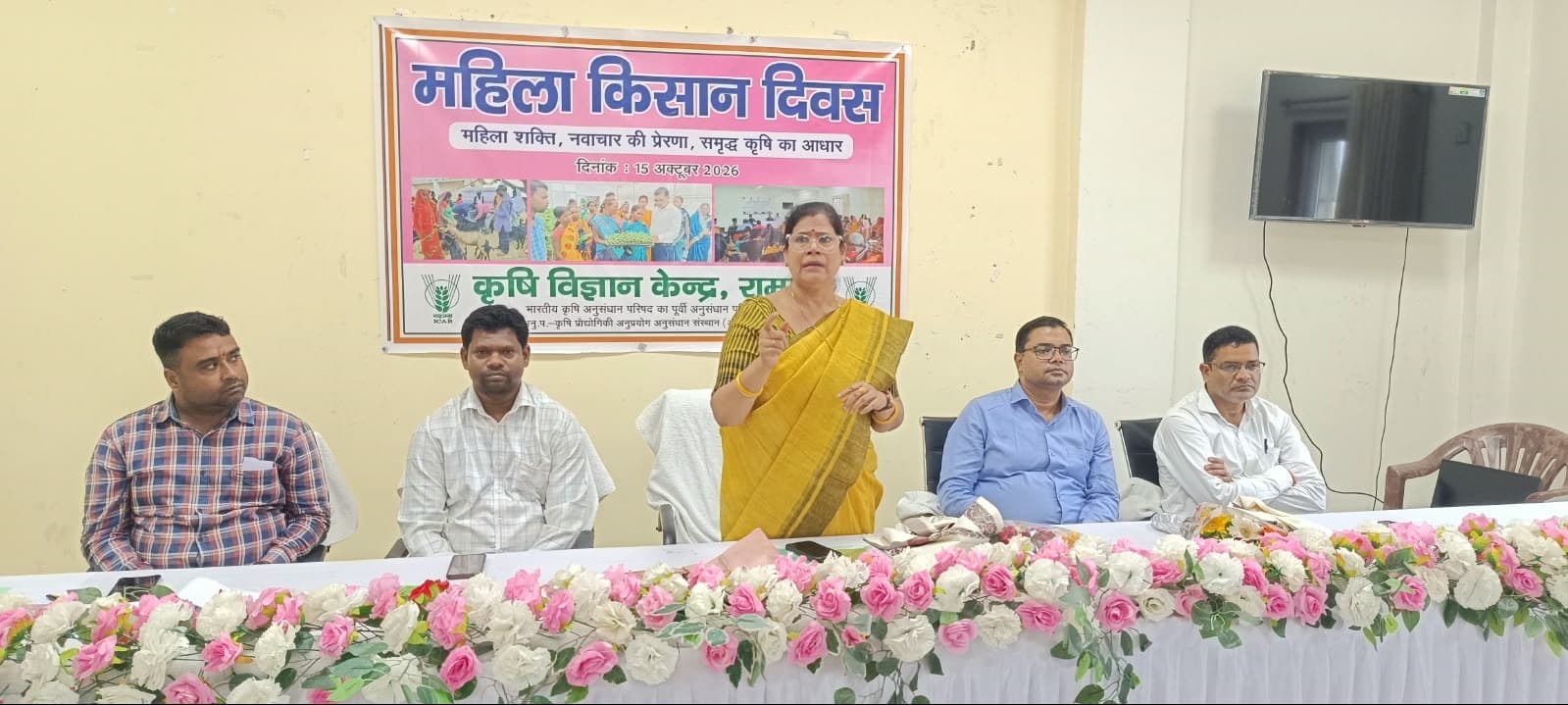 महिला किसानों की आय बढ़ाने पर जोर, तीन महिलाएं सम्मानित 