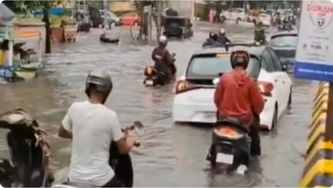 लगातार बारिश से रांची में जलजमाव, कई इलाकों में जनजीवन प्रभावित; 48 घंटे का अलर्ट