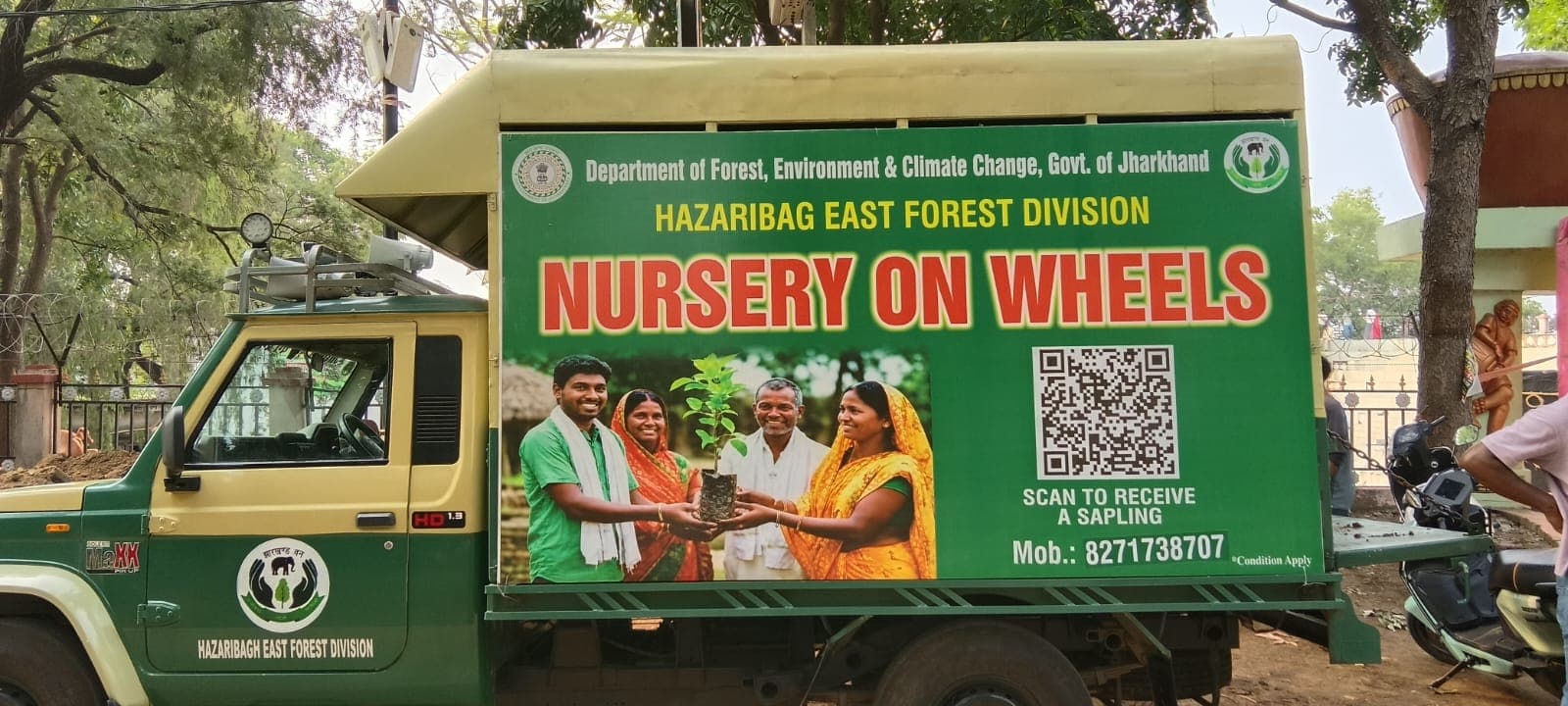 वन विभाग ने विश्व पर्यावरण दिवस पर शुरू किया नर्सरी ऑन व्हील कार्यक्रम