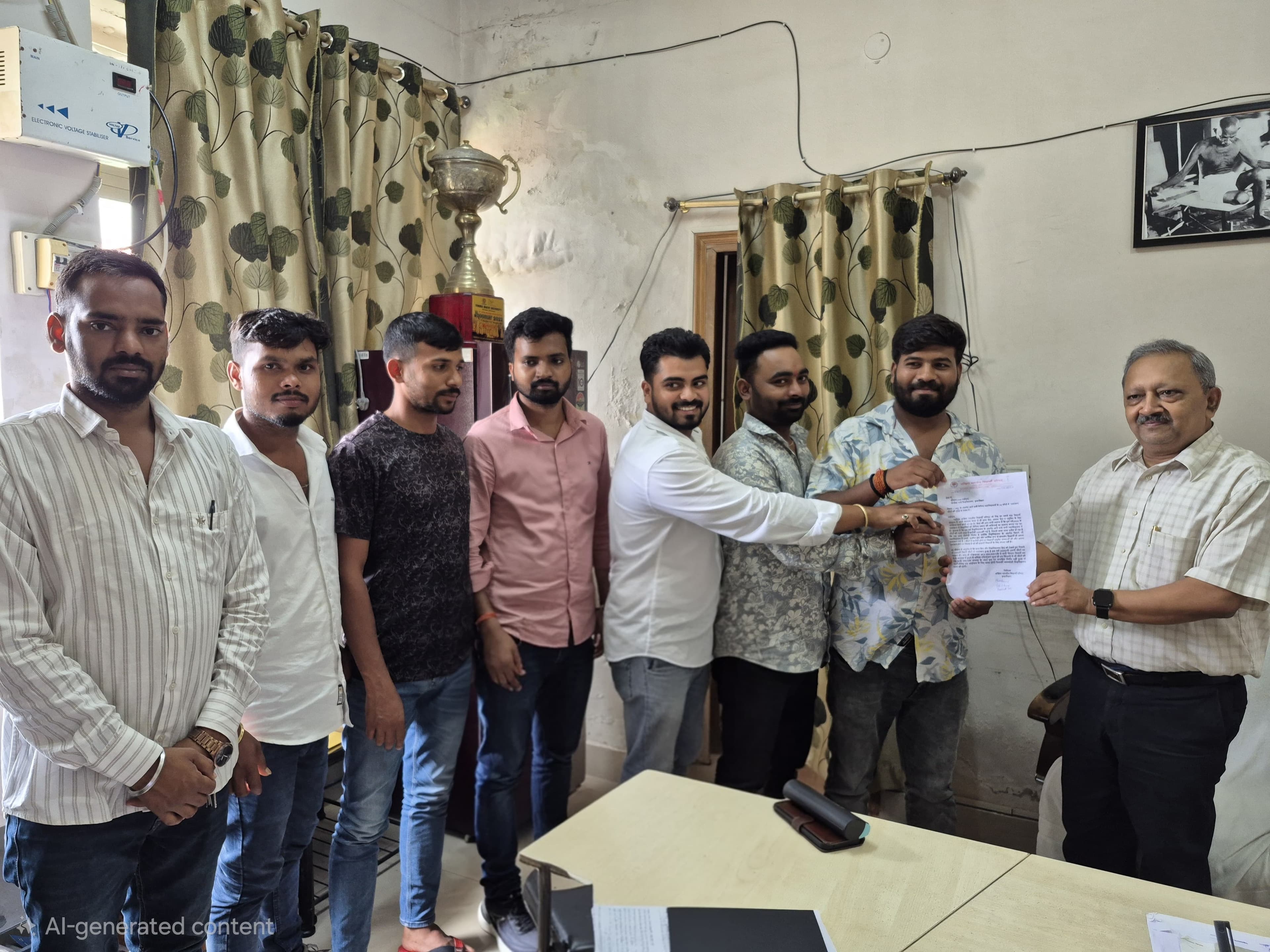 एबीवीपी ने विनोबा भावे विश्वविद्यालय में सीट वृद्धि की मांग को लेकर सौंपा ज्ञापन