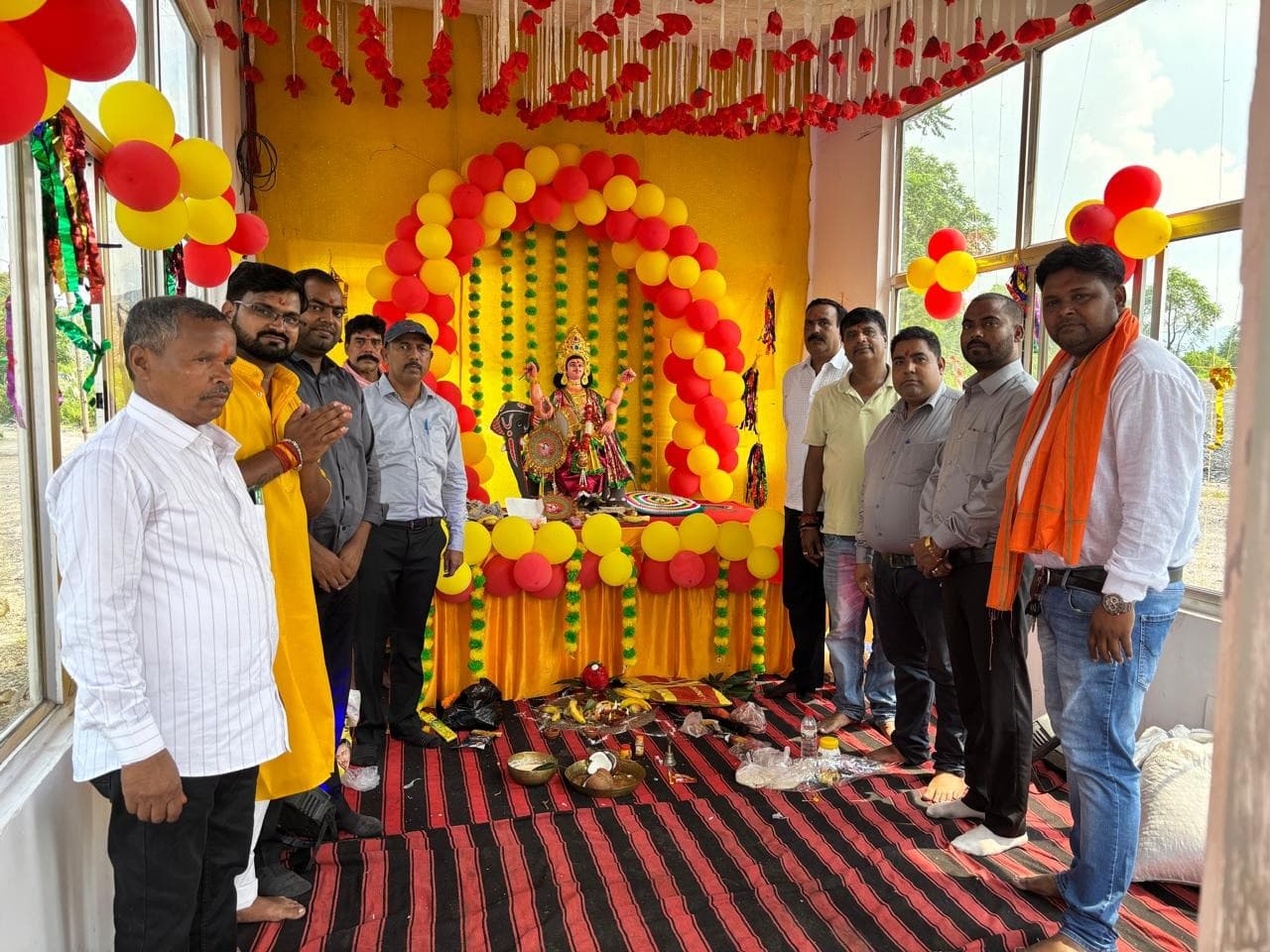 भुरकुंडा बलकुदरा खुली खदान में श्रद्धाभाव से हुई विश्वकर्मा पूजा