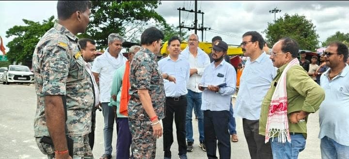 रथ यात्रा को लेकर प्रशासन अलर्ट, एसडीओ ने चौपारण पहुंचकर तैयारियों का लिया जायजा