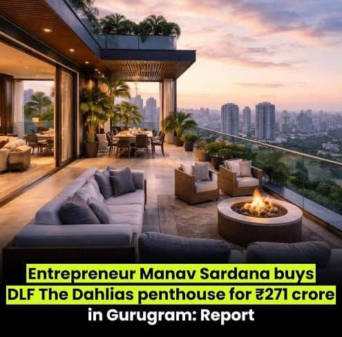  ₹*** करोड़ का पेंटहाउस! गुरुग्राम में हुआ भारत का सबसे महंगा सिंगल-यूनिट फ्लैट सौदा