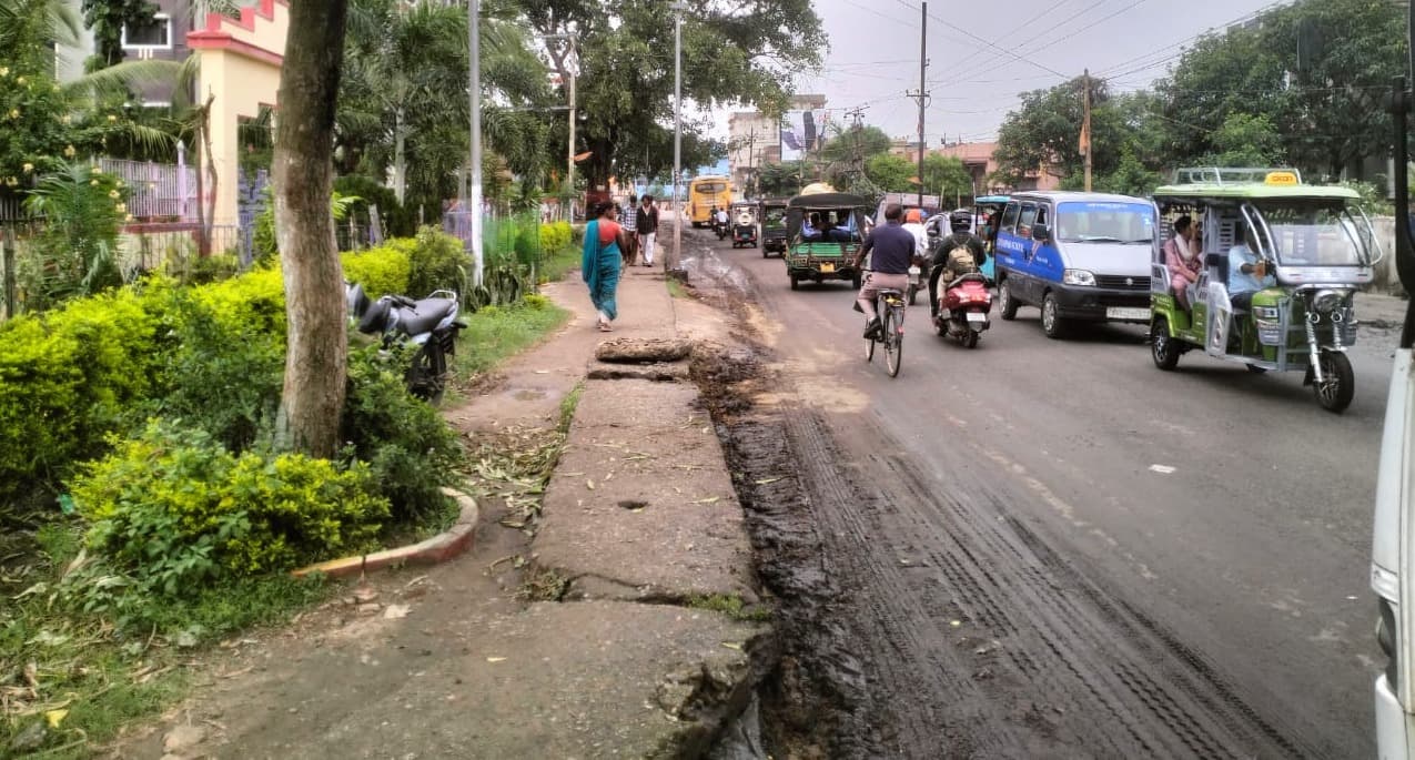 लाखे मस्जिद के समीप जलजमाव की समस्या से मिली राहत