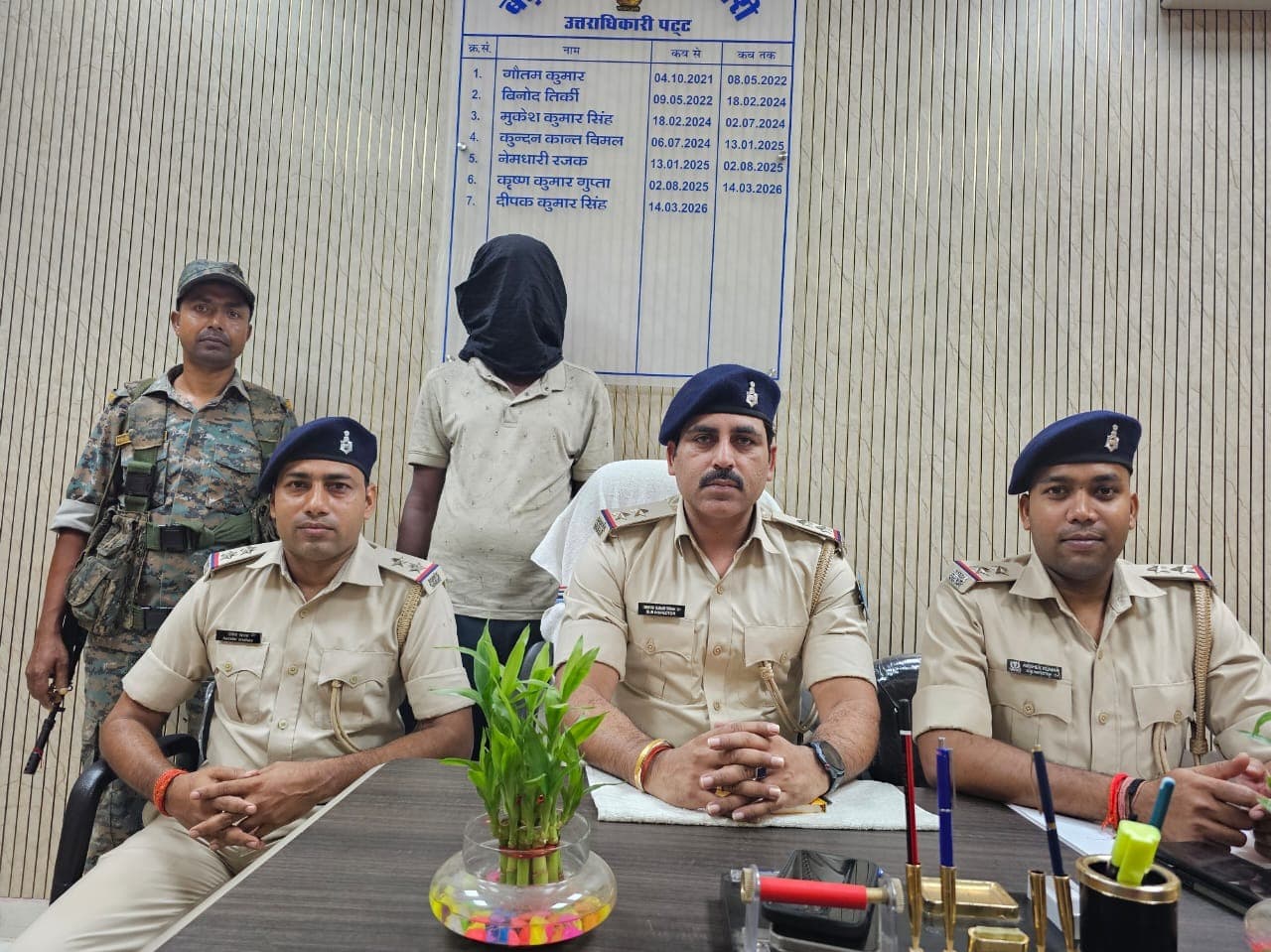 बड़कागांव में चोरी हुआ ट्रैक्टर जंगल से बरामद, एक आरोपी गिरफ्तार