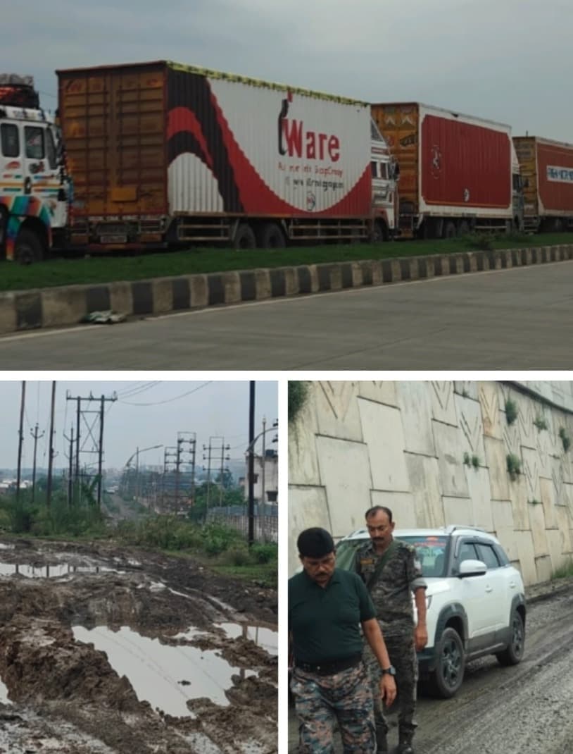 बरही में महाजाम, 10 किलोमीटर तक लगी वाहनों की लंबी कतार, एसडीपीओ ने लिया जायजा