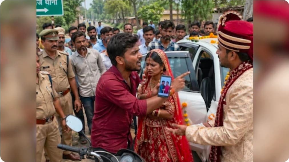 शादी के बाद प्रेमी ने रोकी दुल्हन की कार, अम्बेडकरनगर में हड़कंप